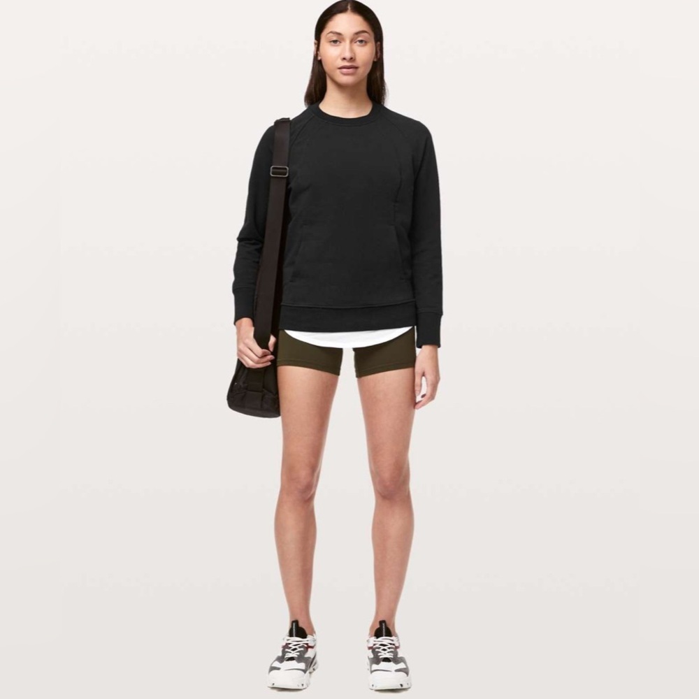 Lululemon Scuba Crewneck Sweater Pullover Long Sleeve Workout Running Top